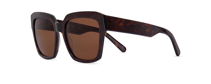 Matilda Dark Havana with Brown | Sunglasses FINLAY Lenses